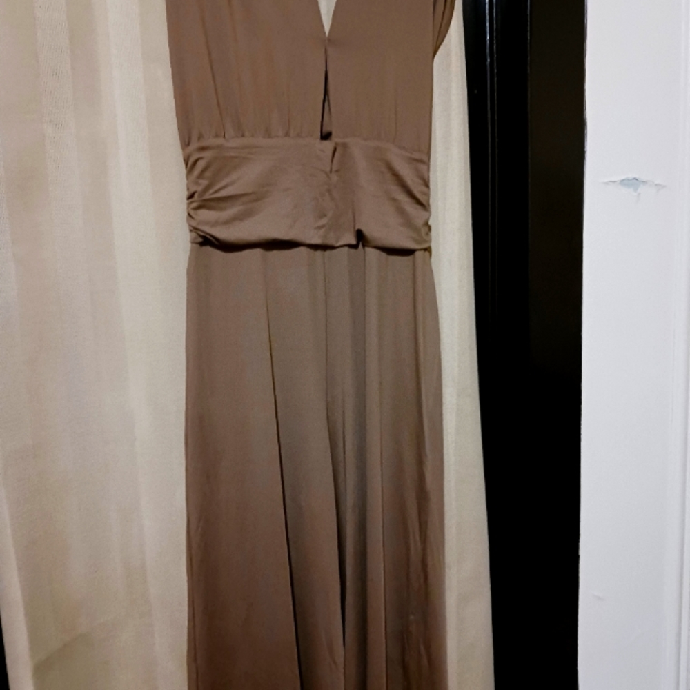 Brown  jumpsuit
